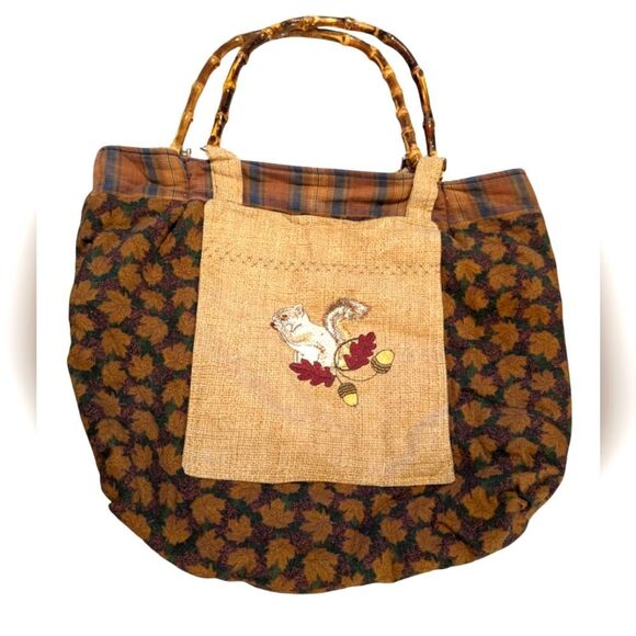 Women's Vintage Fall Forest Slouchy Hobo Bag‎ - Picture 1 of 6